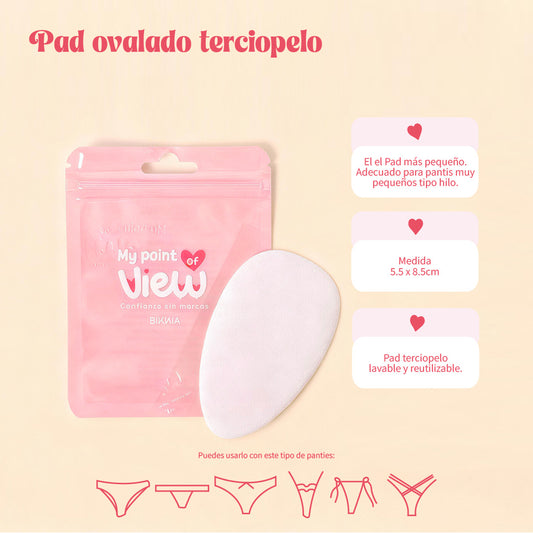 Pad Íntimo™ Ovalado silicona ┃Protección Invisible